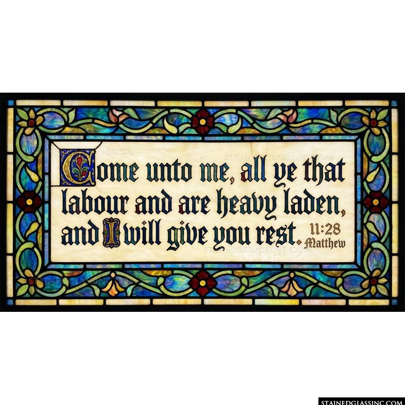 Matthew 11:28 Scripture Verse