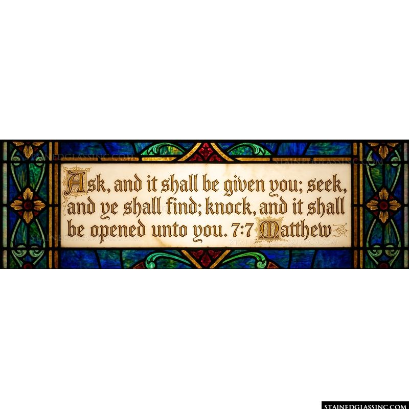 Matthew 7:7 Scripture Verse