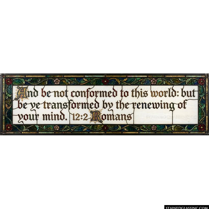 Romans 12:2 Scripture Calligraphy