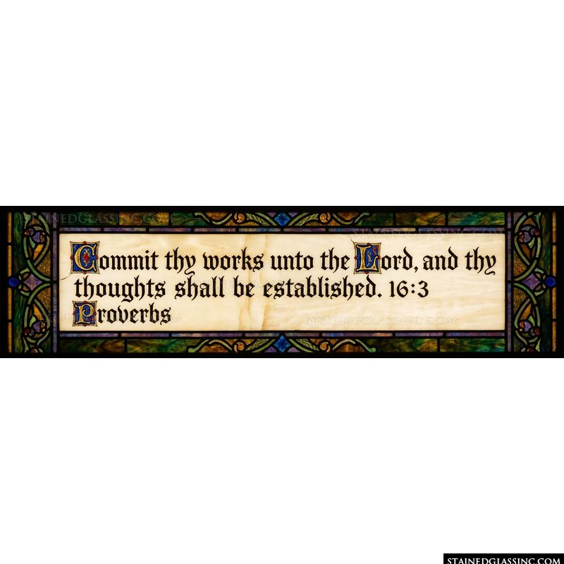 Proverbs 16:3 Scriptural Motto