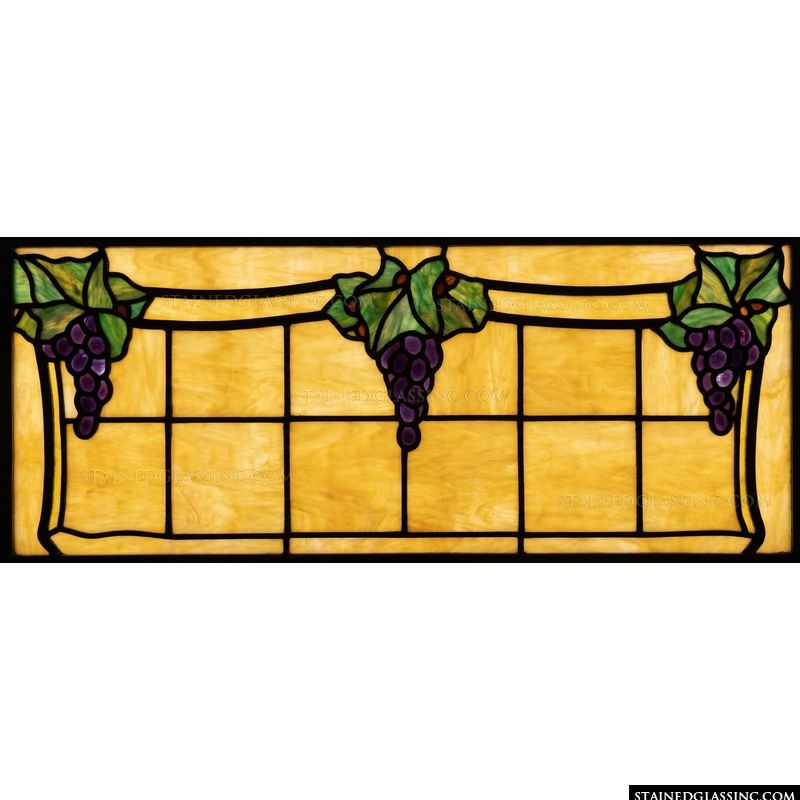Grapes on Vine Border