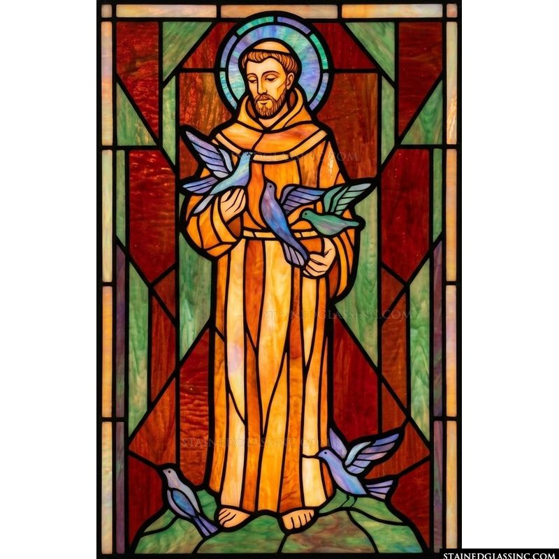 Saint Francis of Assisi with Birds