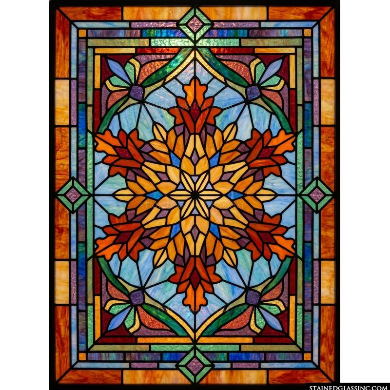 Autumn Leaf Star Medallion