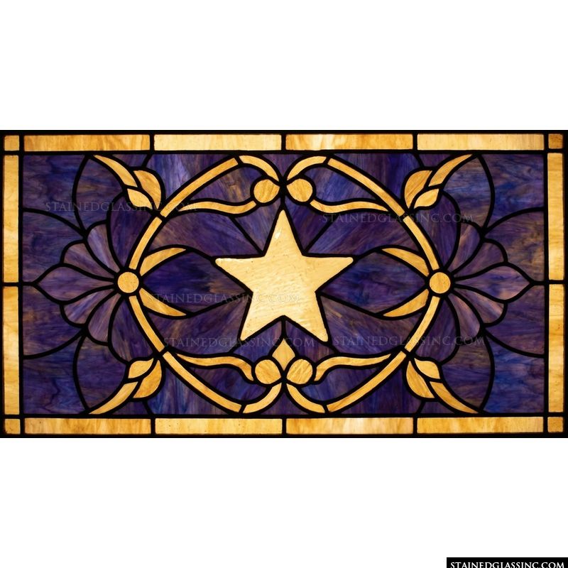 Lone Star in Deep Violet