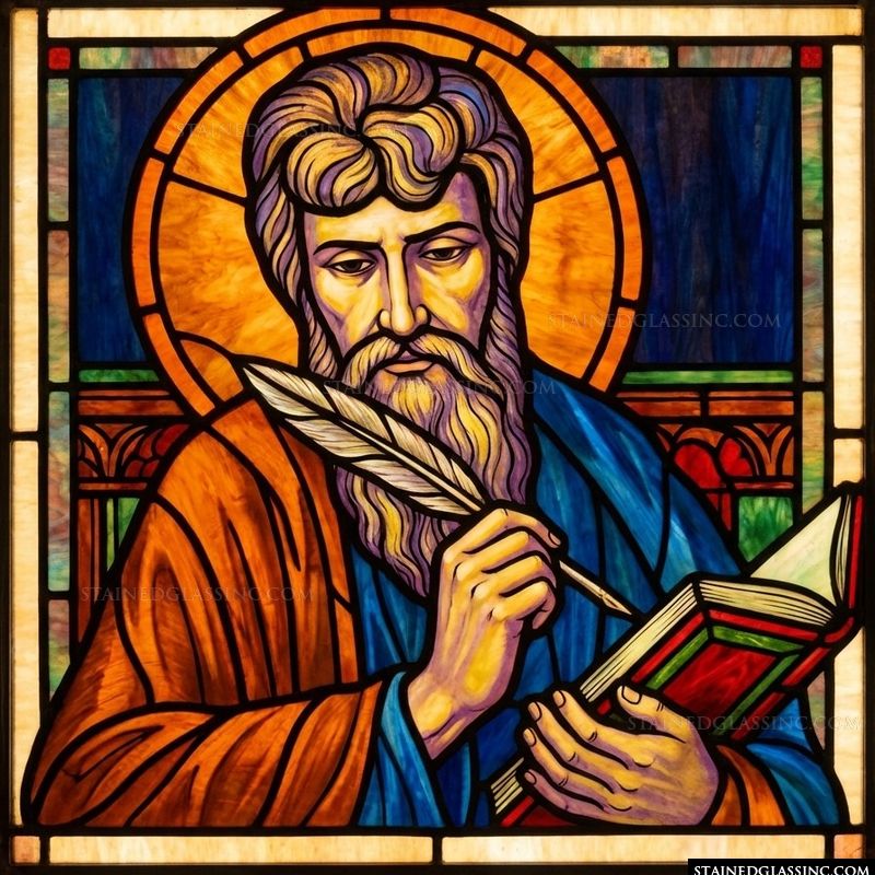 Saint Luke the Evangelist Writing