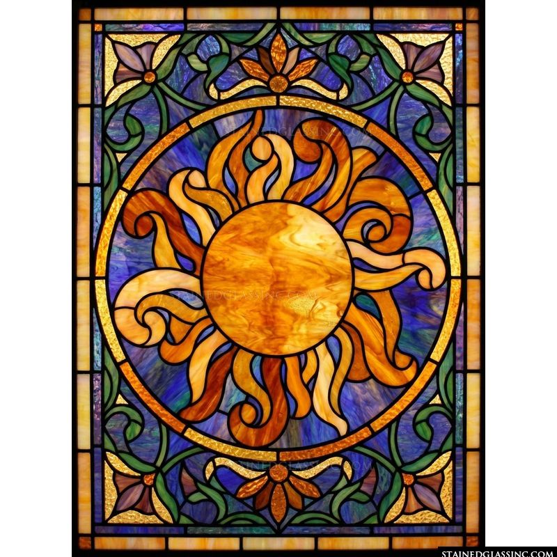 Radiant Golden Sun Medallion