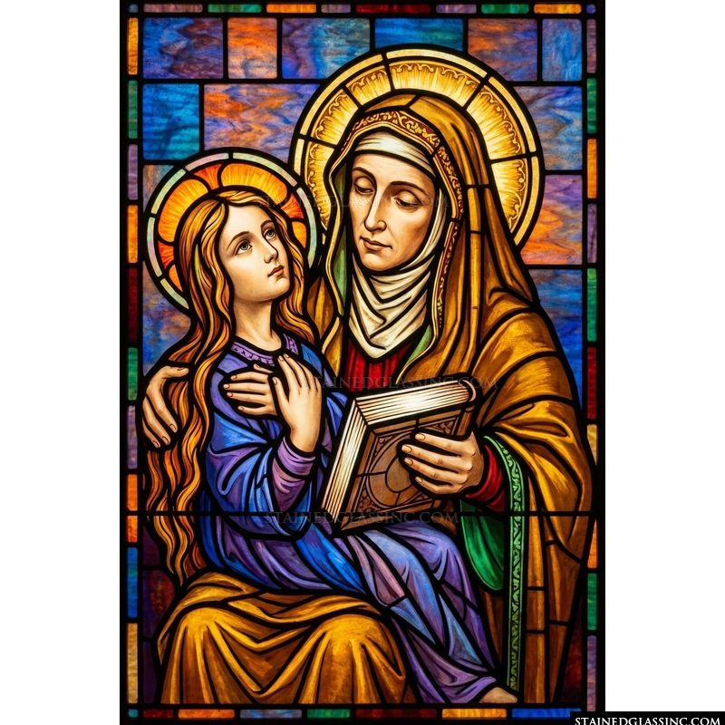 Saint Anne Teaching the Virgin Mary