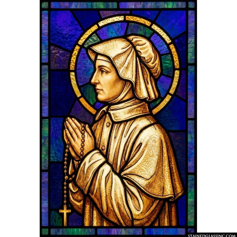 Saint Catherine of Siena in Prayer