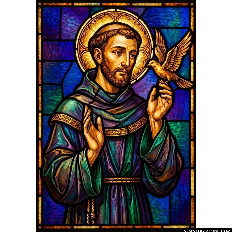 Saint Francis of Assisi with Bird