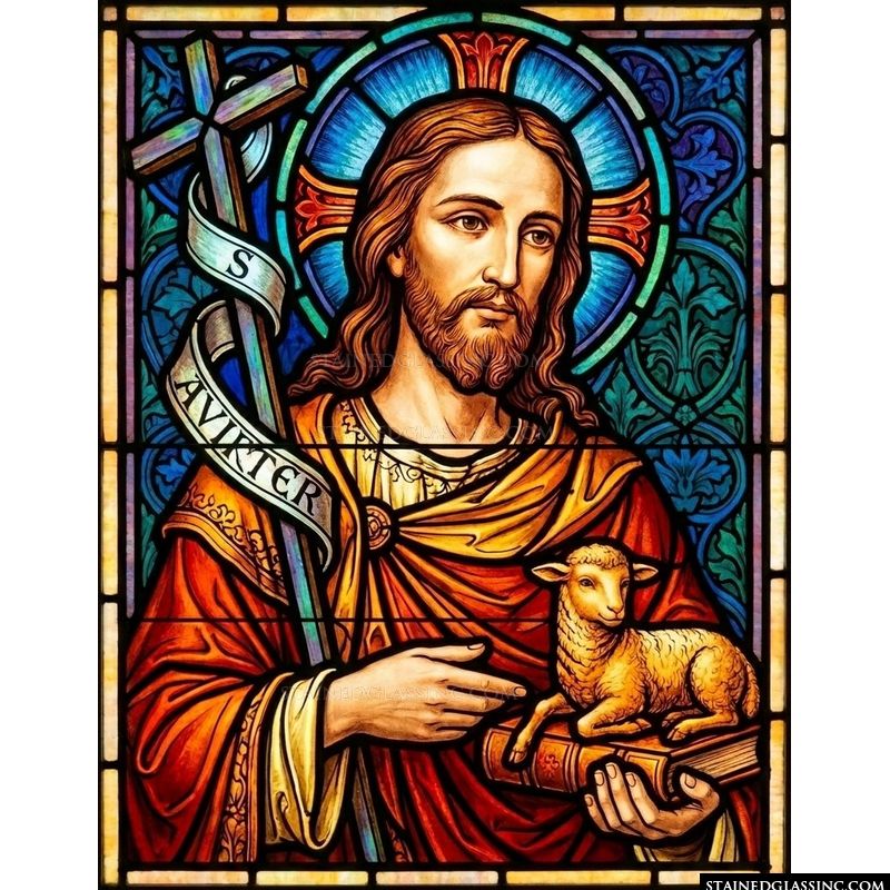 The Good Shepherd with Agnus Dei