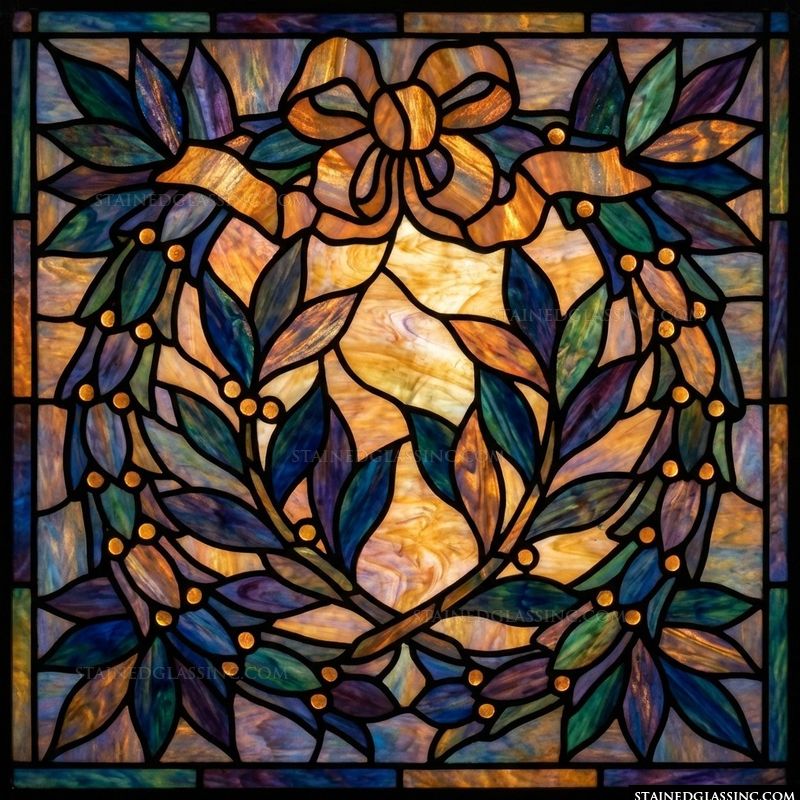 Laurel Wreath with Golden Bow