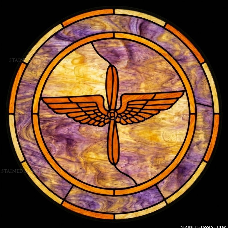 Aviation Wings Medallion
