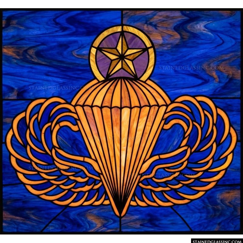 Airborne Parachutist Badge Emblem