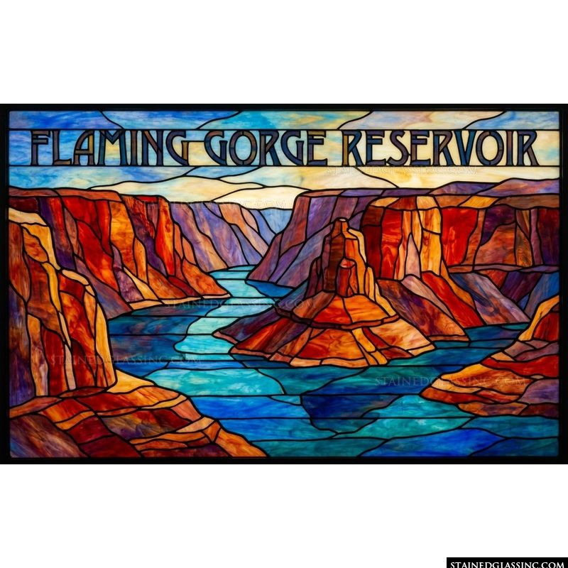 Flaming Gorge Reservoir Landscape