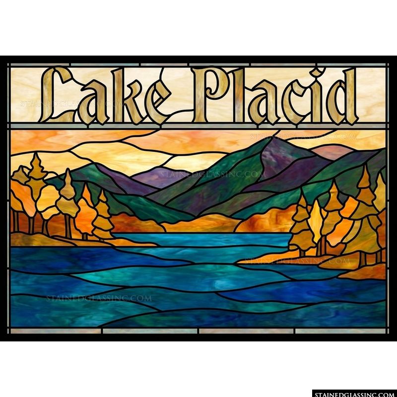 Lake Placid Mountain Landscape