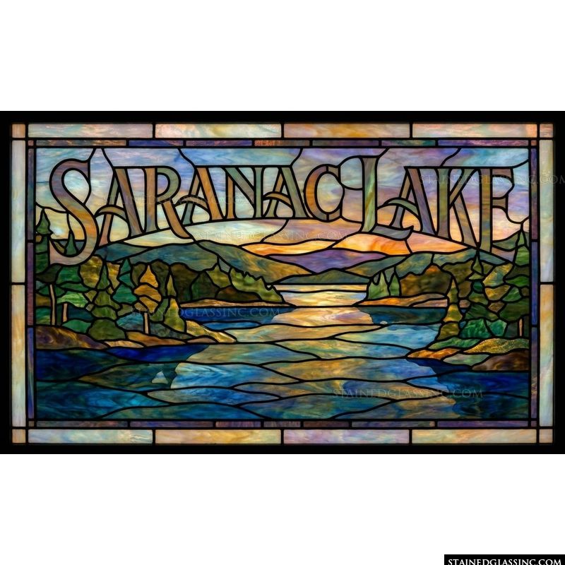 Saranac Lake Scenic Landscape