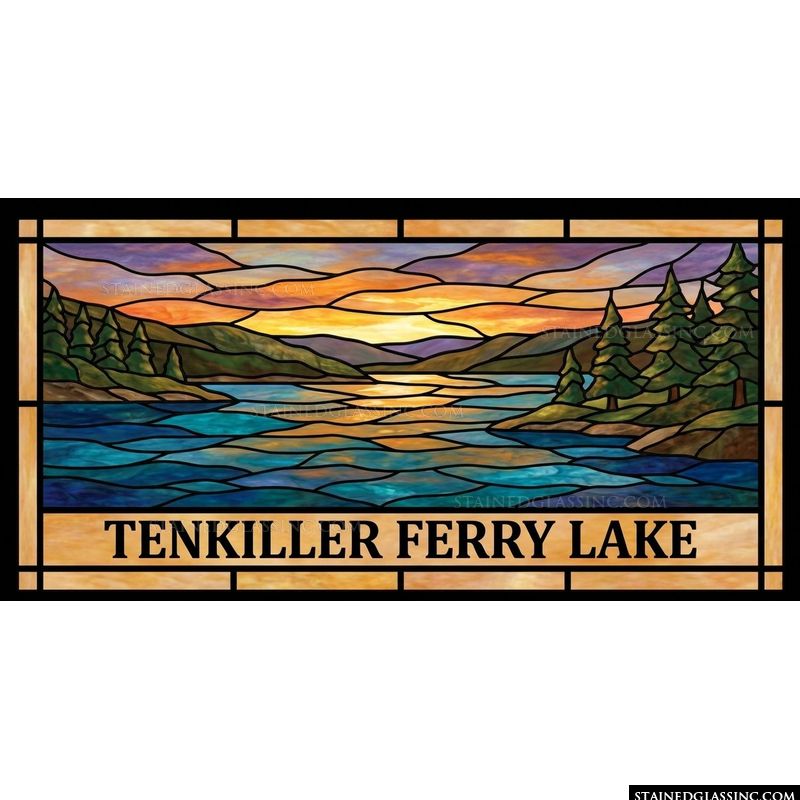 Tenkiller Ferry Lake Sunset