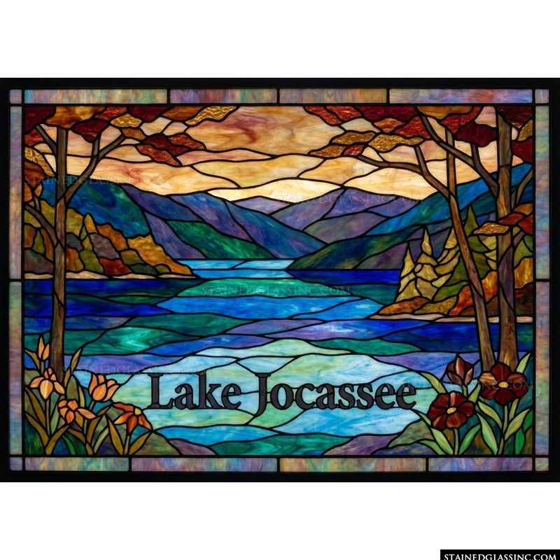 Lake Jocassee Autumn Sunset