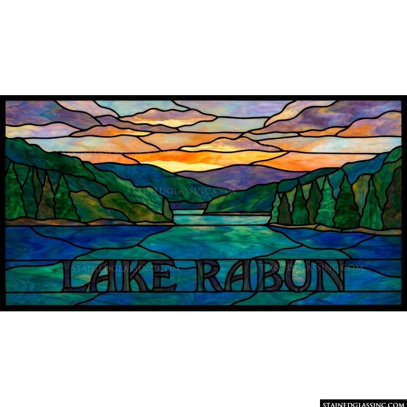 Lake Rabun Sunset Landscape