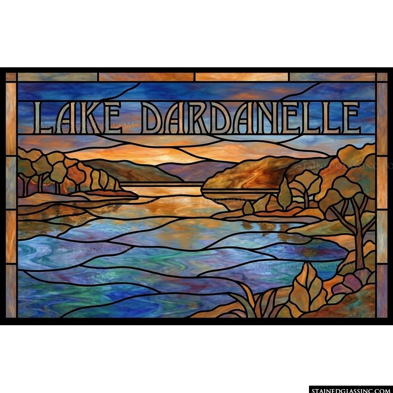 Lake Dardanelle Sunset Landscape