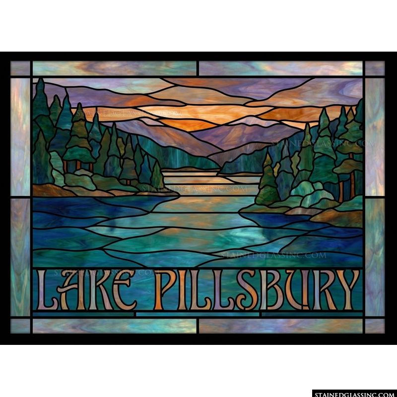 Lake Pillsbury Sunset Landscape