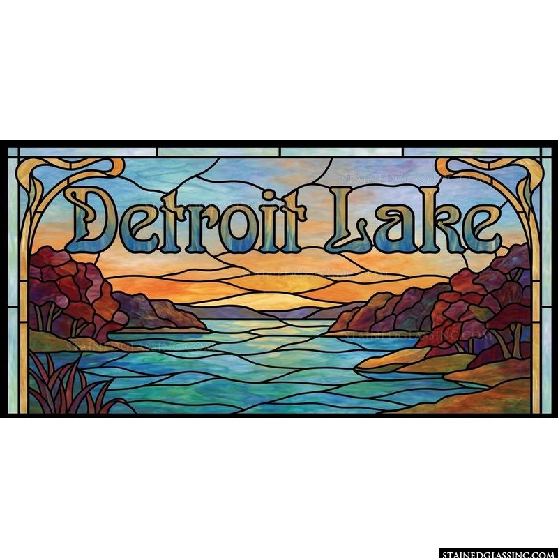 Detroit Lake Scenic Landscape