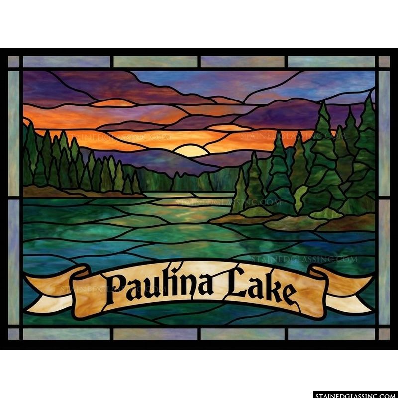 Paulina Lake Sunset Landscape
