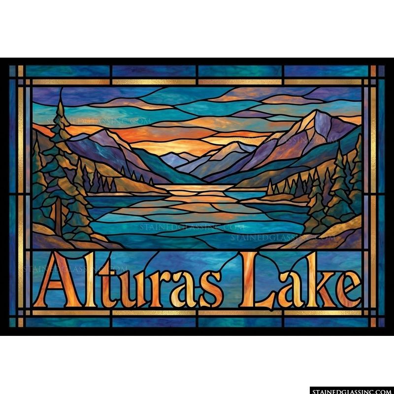 Alturas Lake Sunset