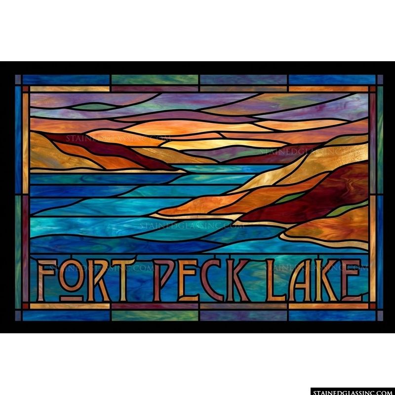 Fort Peck Lake Scenic View