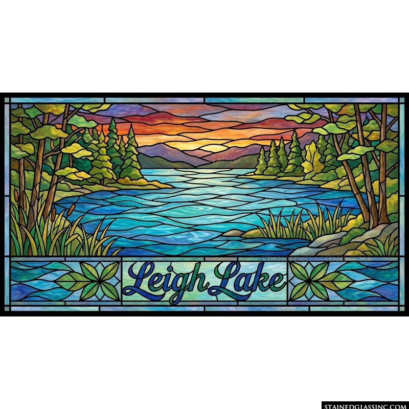 Sunset at Leigh Lake