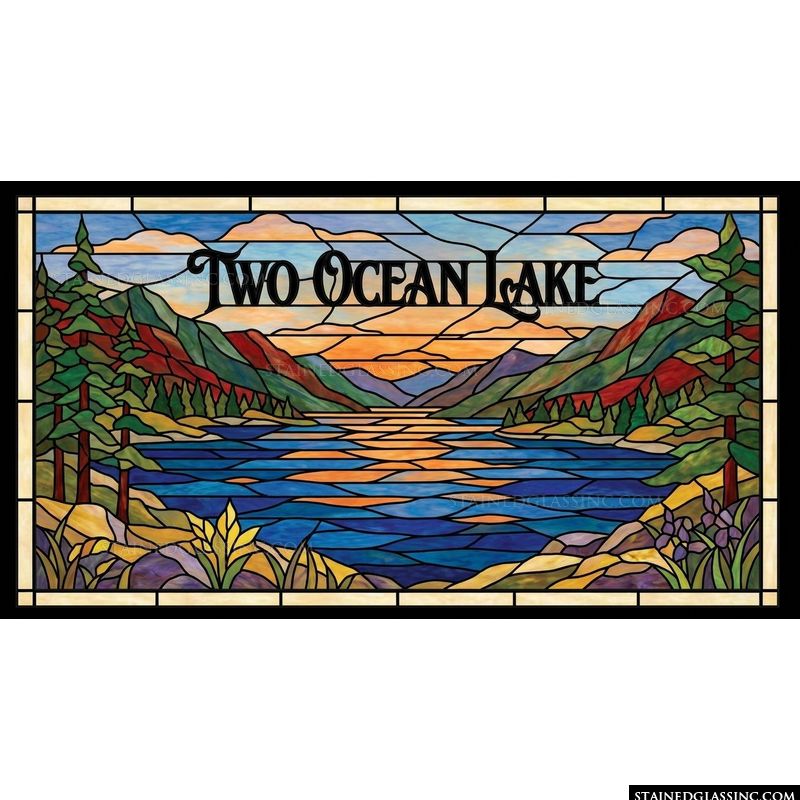 Two Ocean Lake Landscape