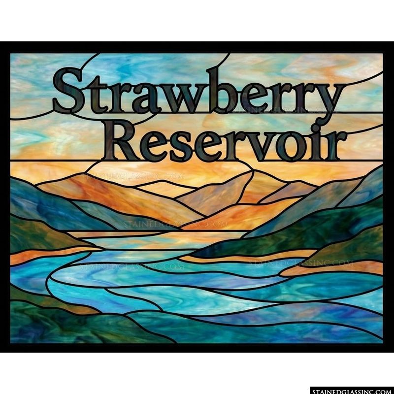 Strawberry Reservoir Scenic Landscape