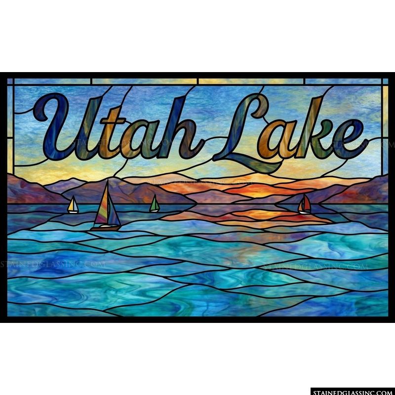 Utah Lake Sunset Scenic