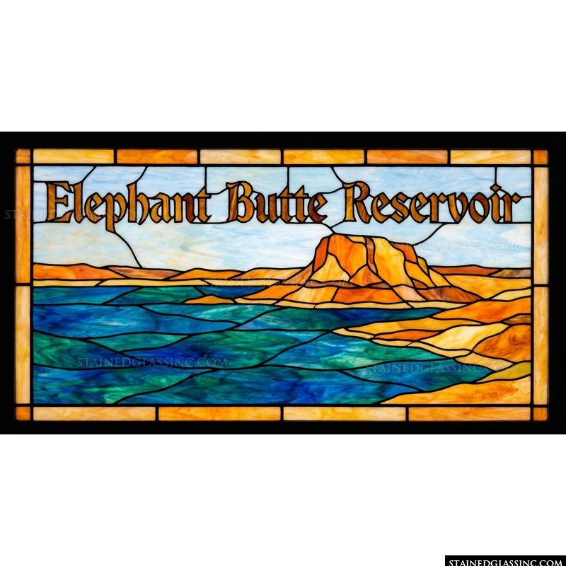 Elephant Butte Reservoir Scenic Landscape