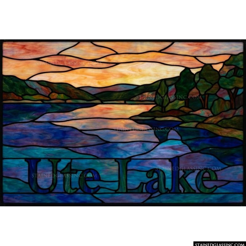 Ute Lake Sunset Landscape