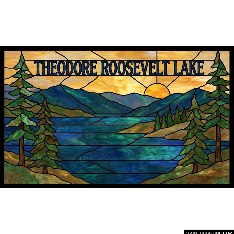 Theodore Roosevelt Lake Sunset