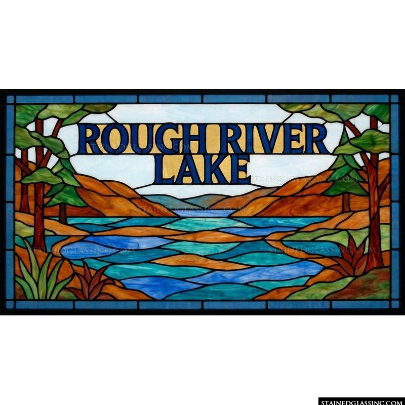 Rough River Lake Scenic Custom Sign