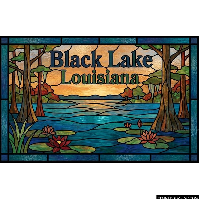 Black Lake Louisiana Sunset