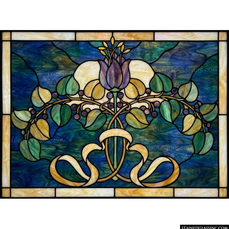 Art Nouveau Floral Bloom