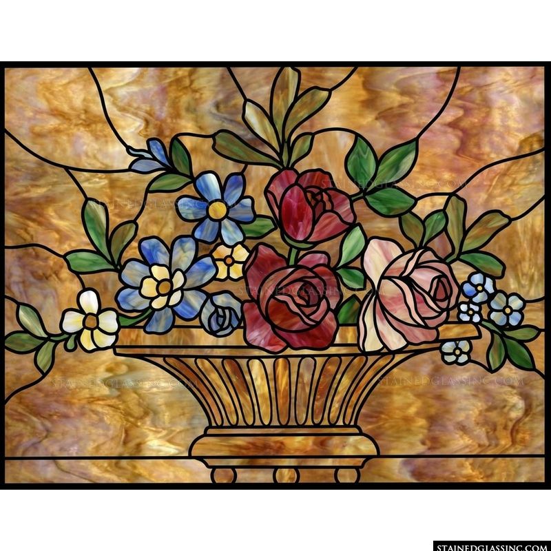 Floral Bouquet in Urn