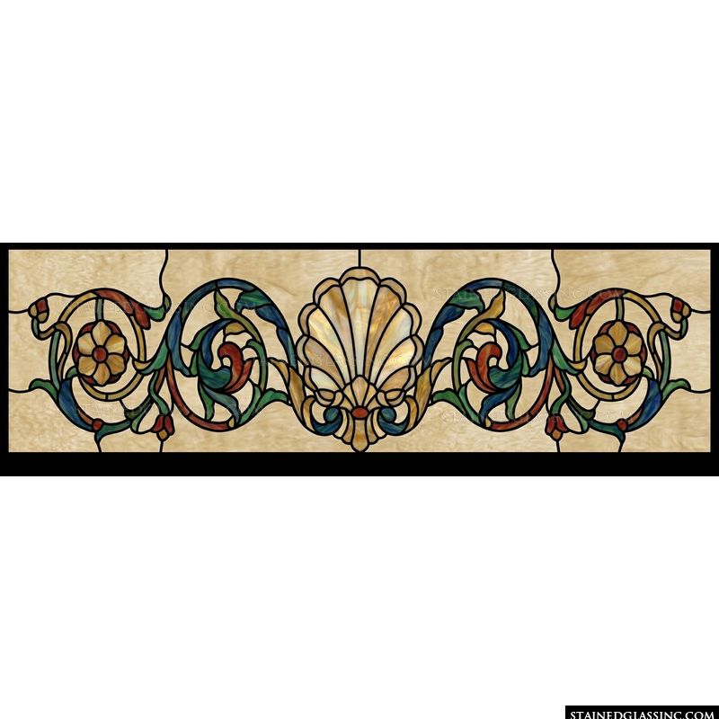 Classic Shell and Floral Border