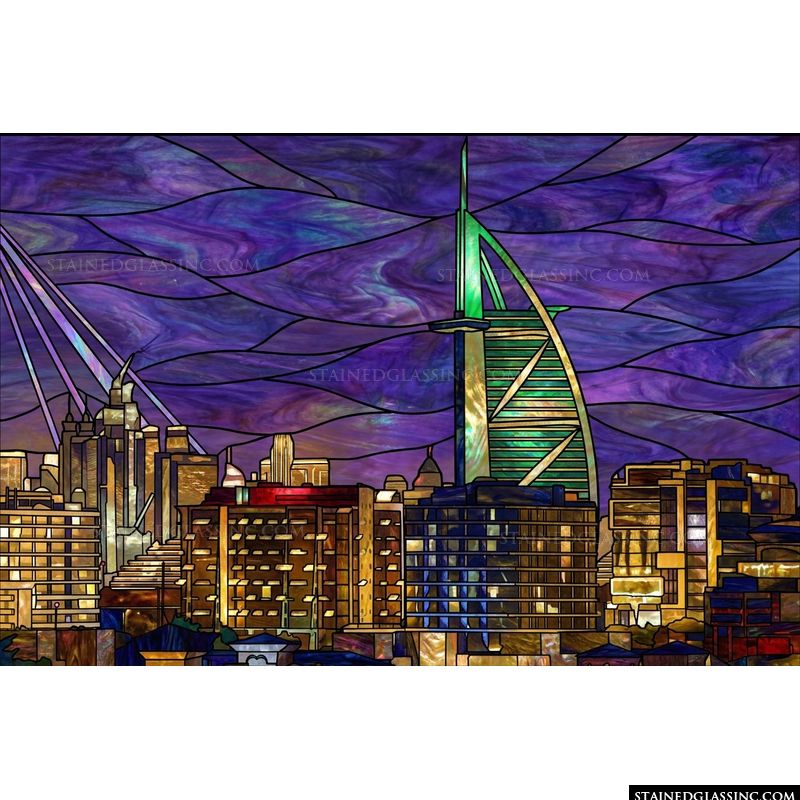 Dubai Skyline at Twilight