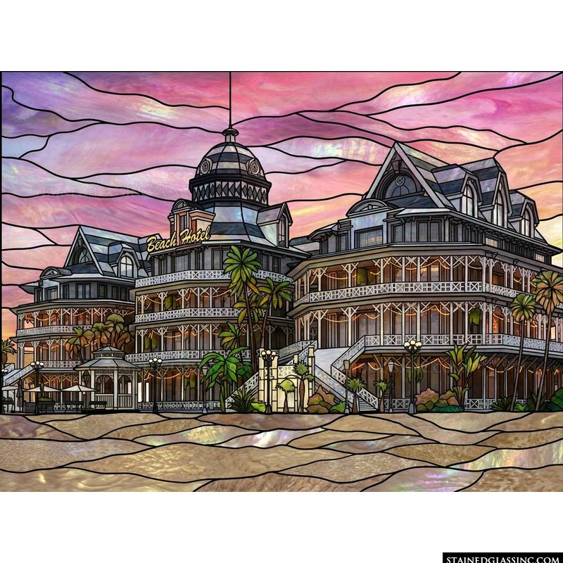 Grand Beach Hotel at Twilight