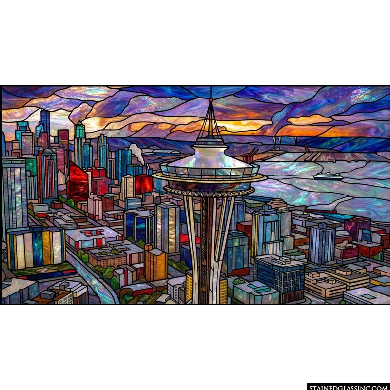 Seattle Skyline at Twilight