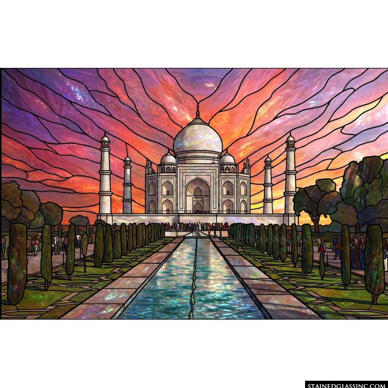 Taj Mahal at Sunset