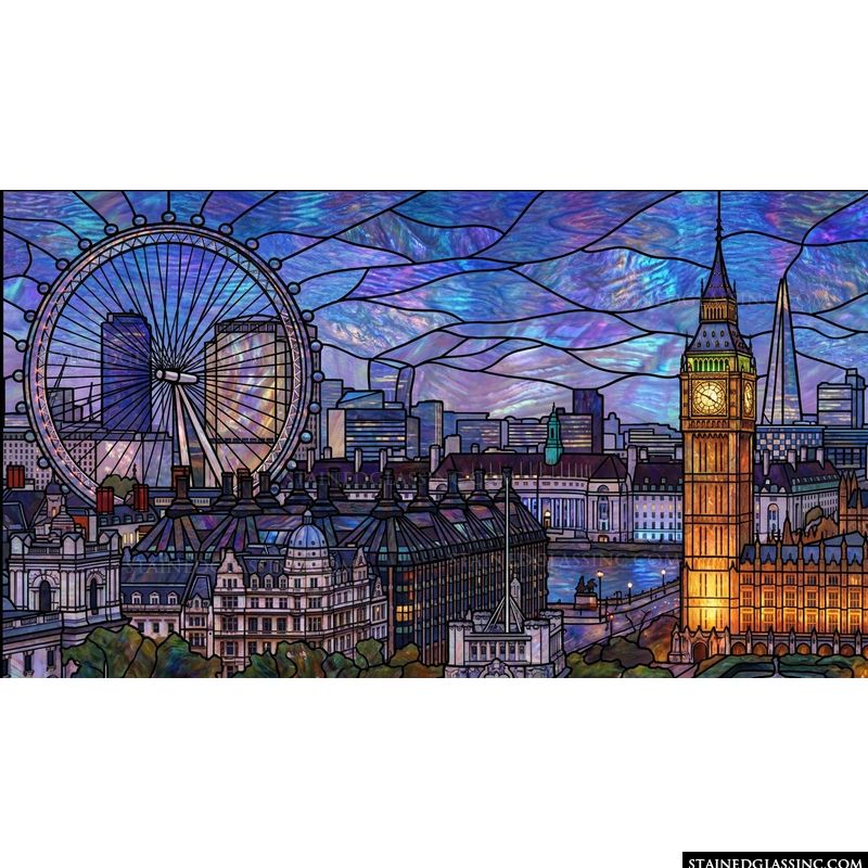Twilight Skyline of London