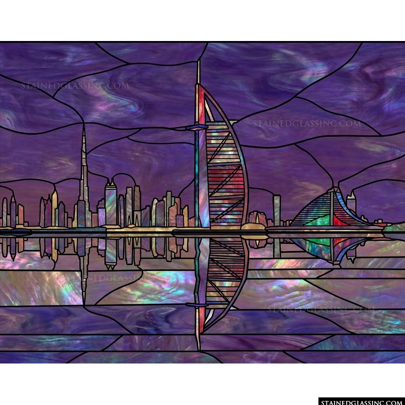 Dubai Skyline at Twilight