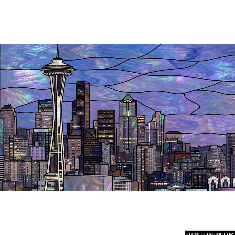 Seattle Skyline at Dusk