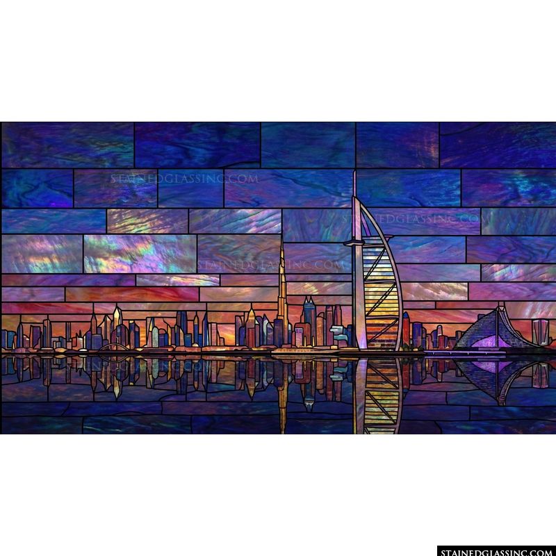 Dubai Skyline at Twilight