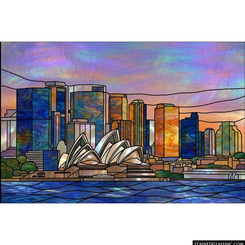 Sydney Opera House Skyline at Sunset